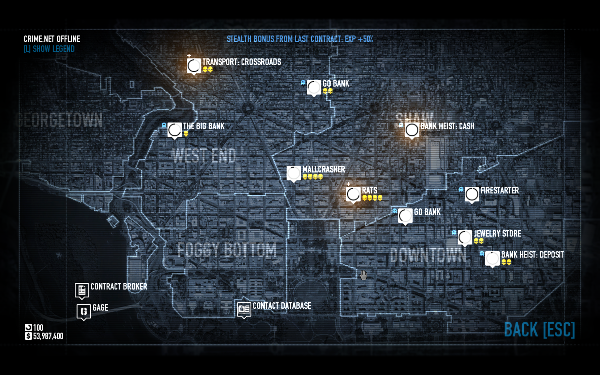 Payday 2 Free Contracts